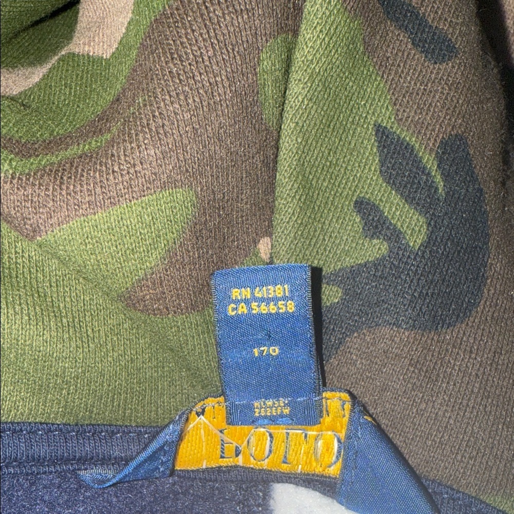 Polo by Ralph Lauren Navy and Gray Hoodie - Picture 5 of 5